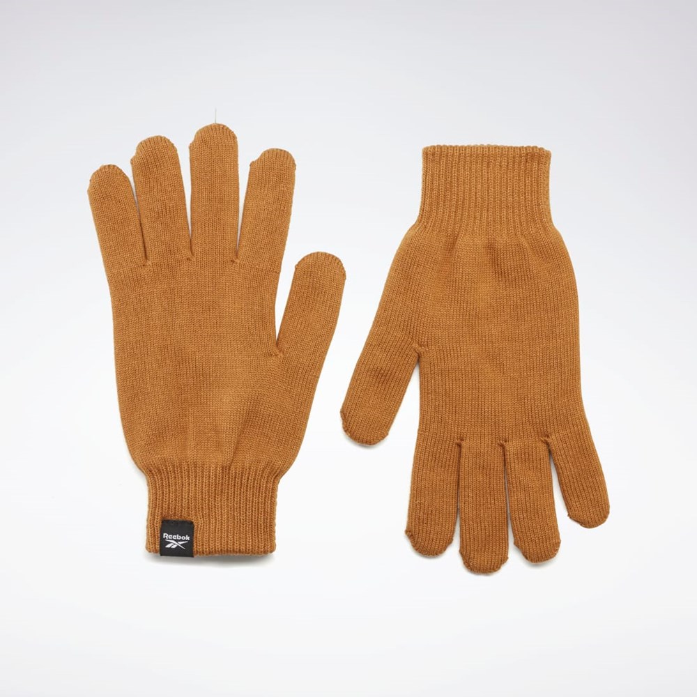 Reebok Sports Essentials Logo Gloves Sepia | BQL967328