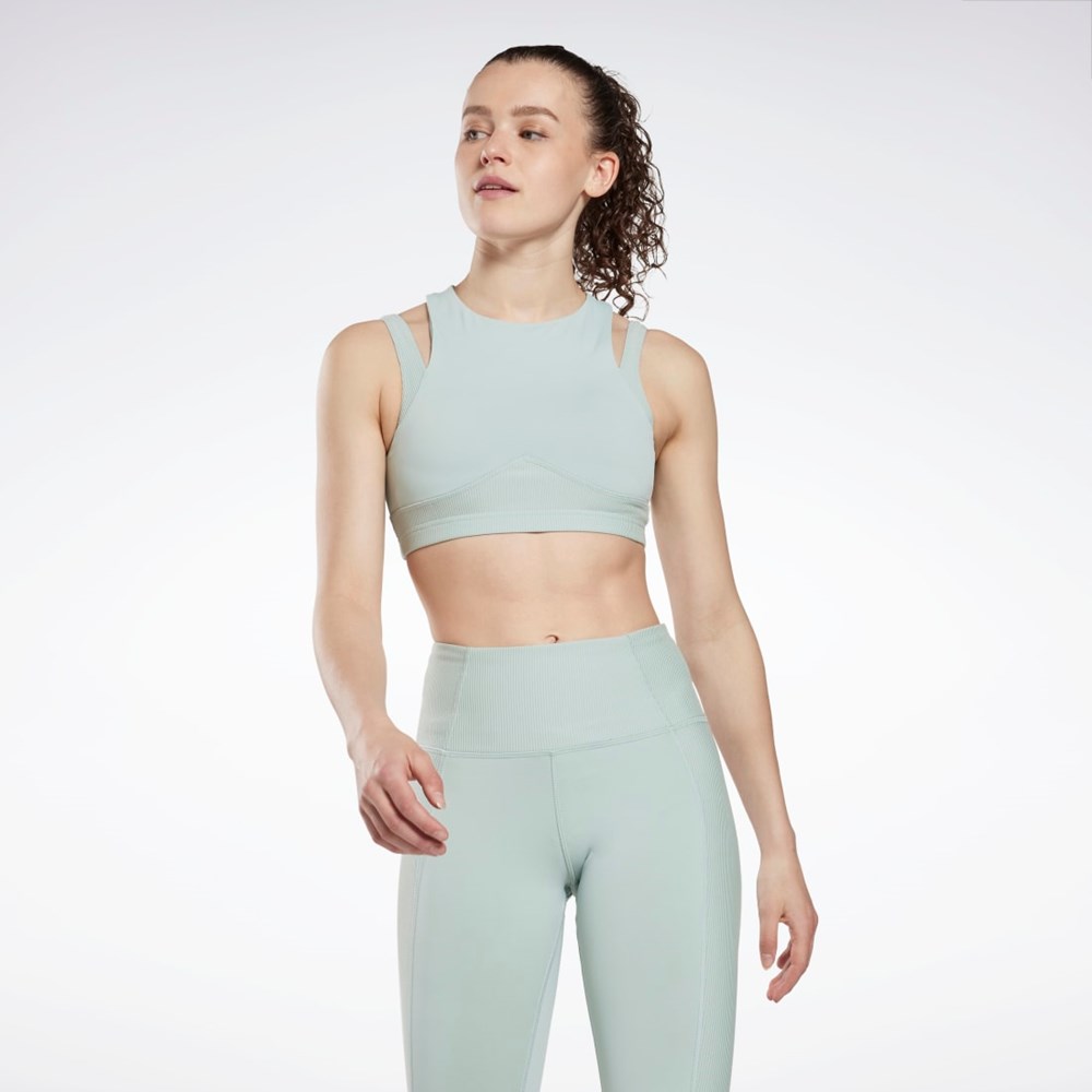 Reebok Studio Layered Bra Top Grå | FDT481507