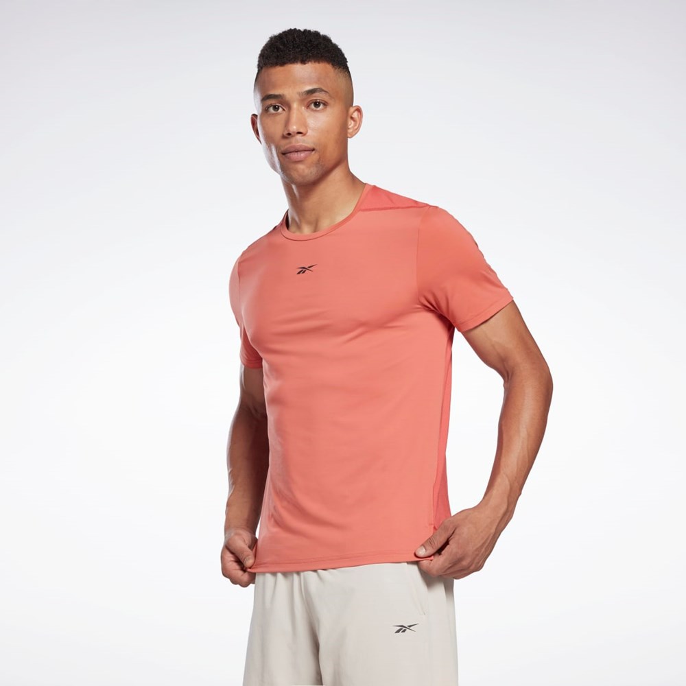 Reebok Tech Stil Activchill Move T-Shirt Rhodonite | XDI425076