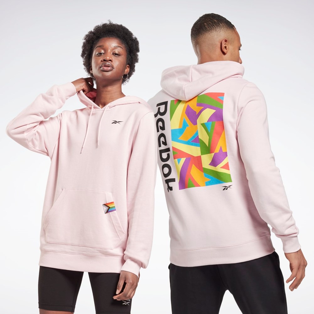 Reebok Tech Stil Pride Grafisk Sweatshirt Frost Berry | OUC264098