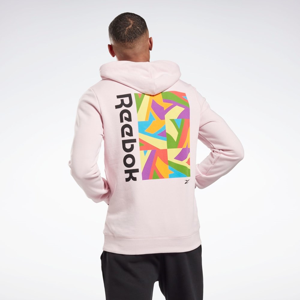 Reebok Tech Stil Pride Grafisk Sweatshirt Frost Berry | USO048153