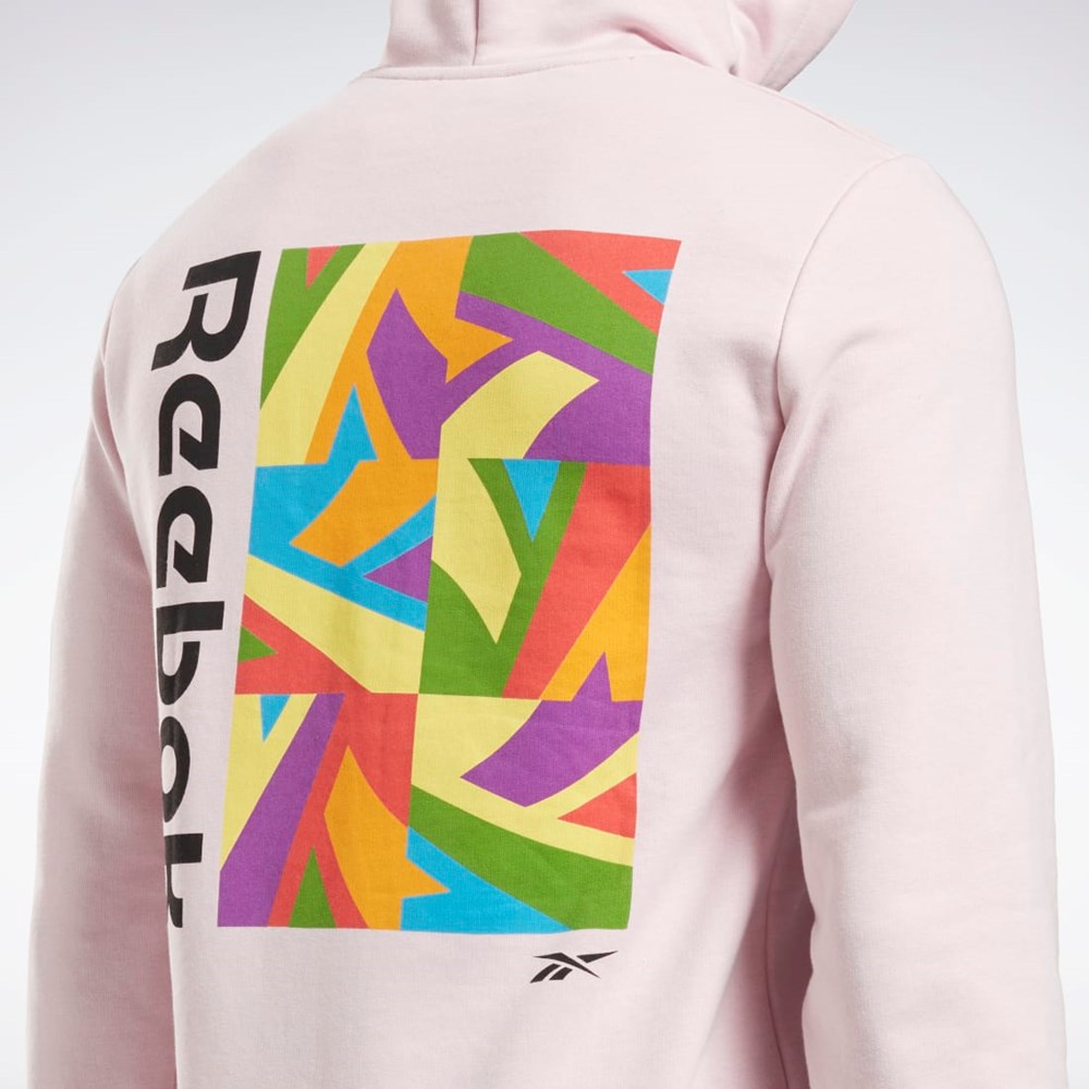 Reebok Tech Stil Pride Grafisk Sweatshirt Frost Berry | USO048153