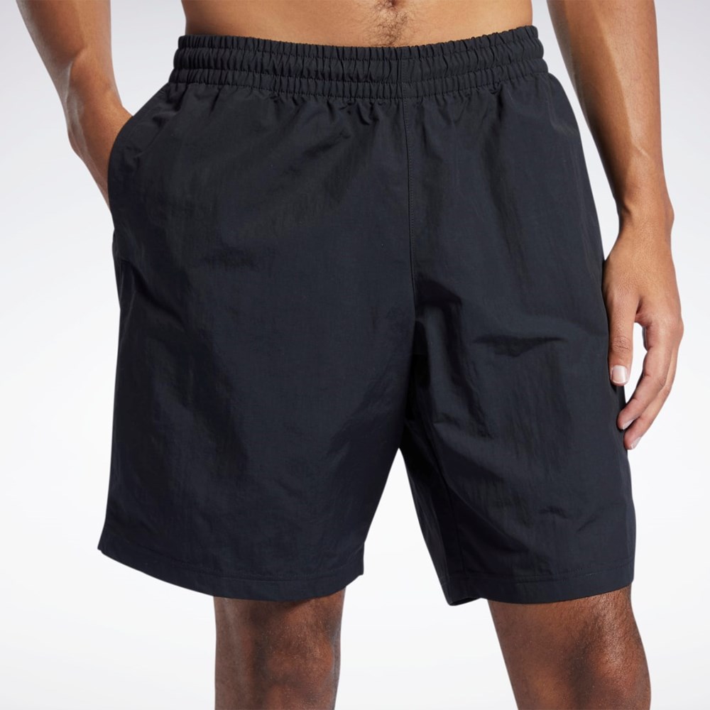 Reebok Trænings Essentials Utility Shorts Sort | LWU132876