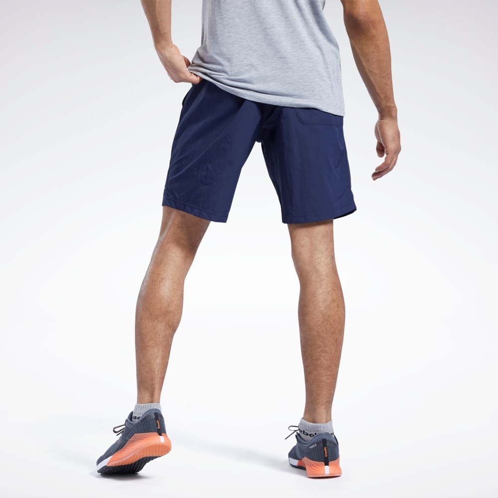 Reebok Trænings Essentials Utility Shorts Mørkeblå | QXN342580