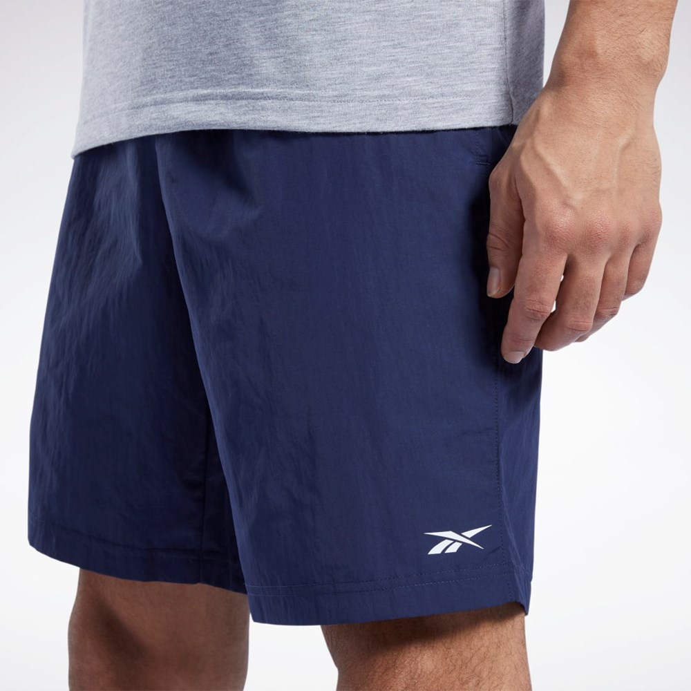 Reebok Trænings Essentials Utility Shorts Mørkeblå | QXN342580