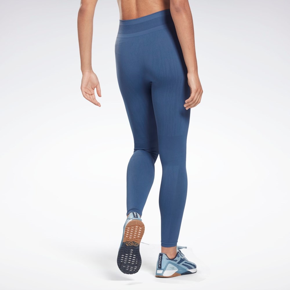 Reebok United By Fitness Myoknit Seamless Leggings Blå | REU305168