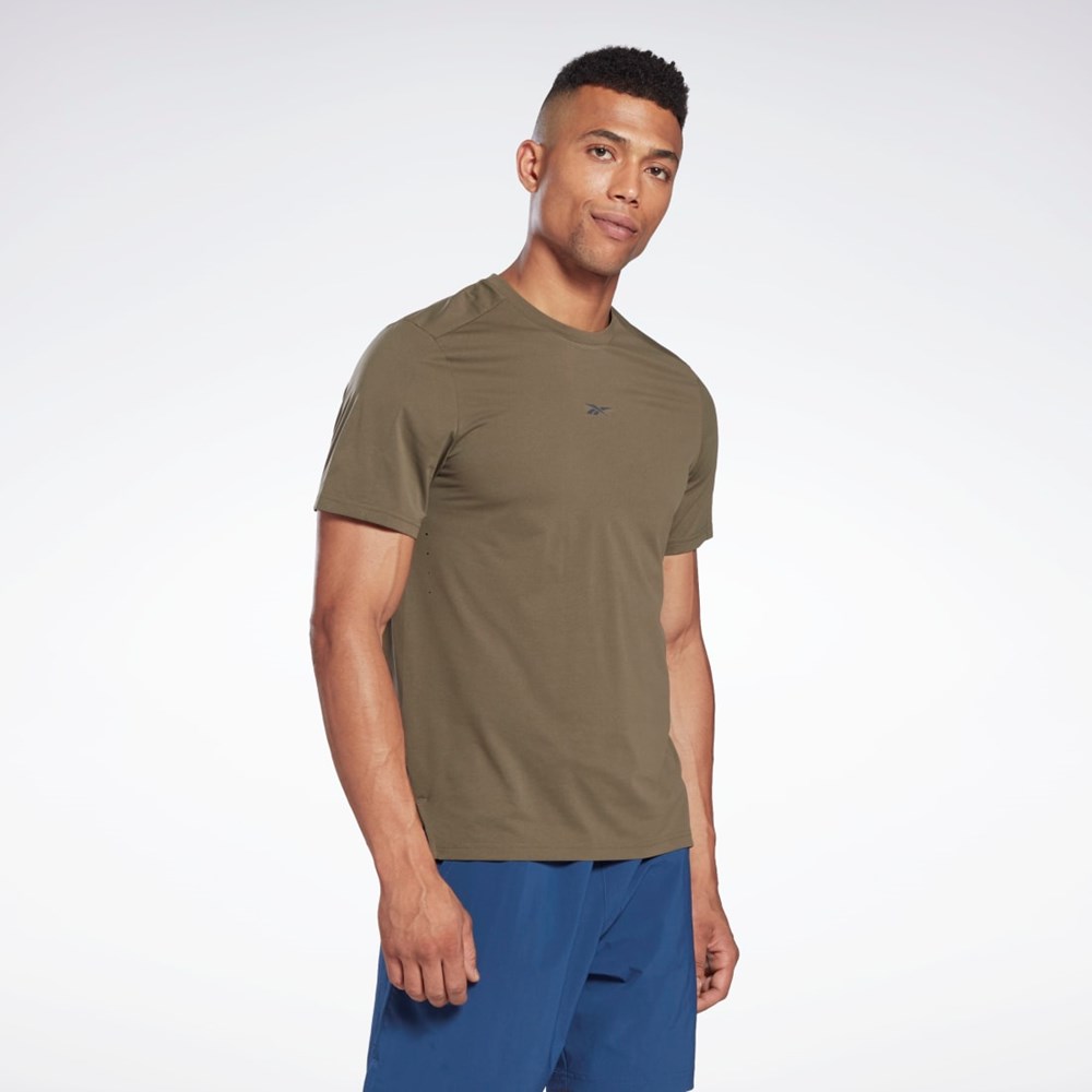 Reebok United by Fitness MoveSoft T-Shirt Grøn | IZK795238