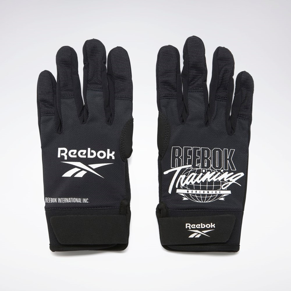 Reebok United by Fitness Trænings Gloves Sort | OBQ746302