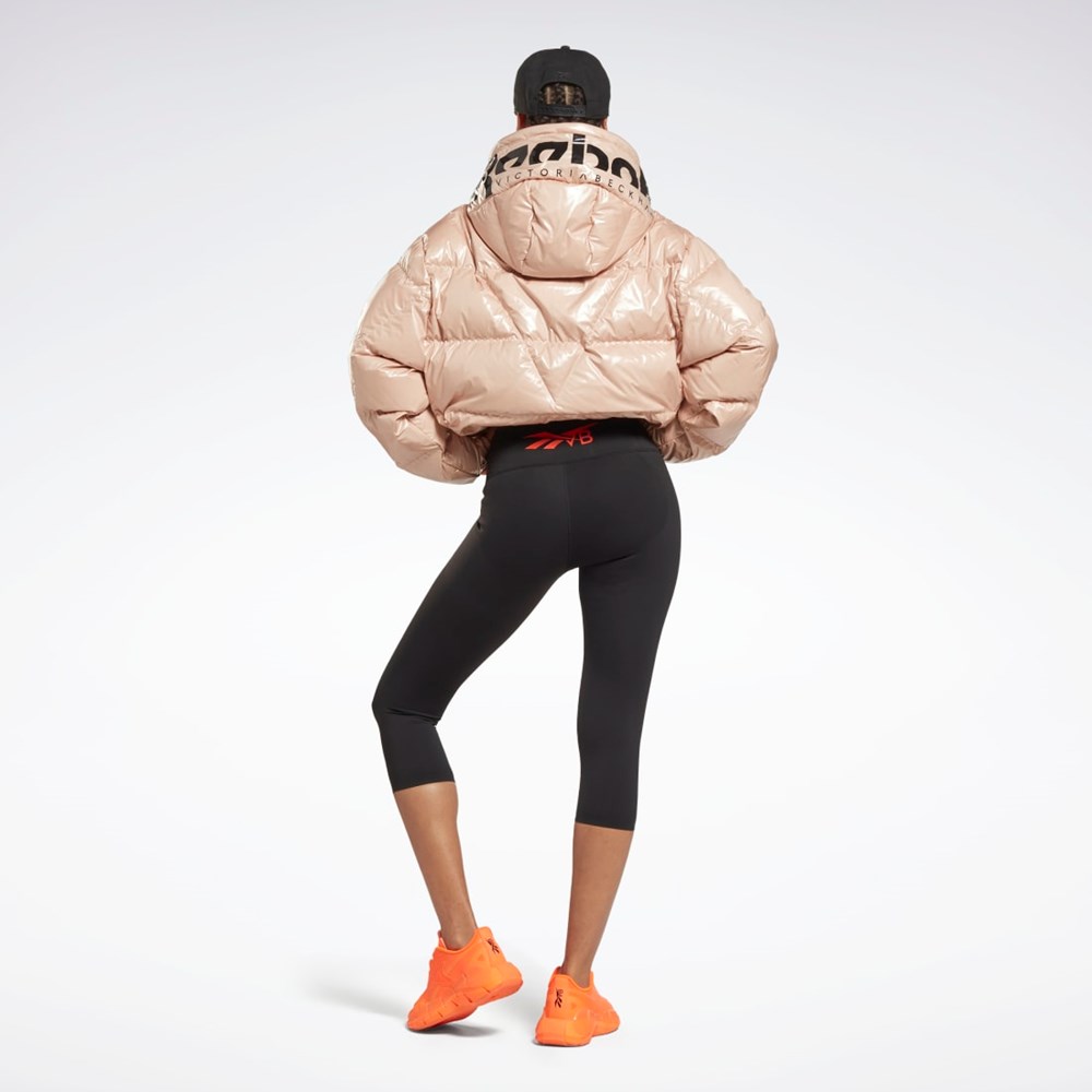 Reebok Victoria Beckham Puffer Jacket Soft Ecru | KJO569837