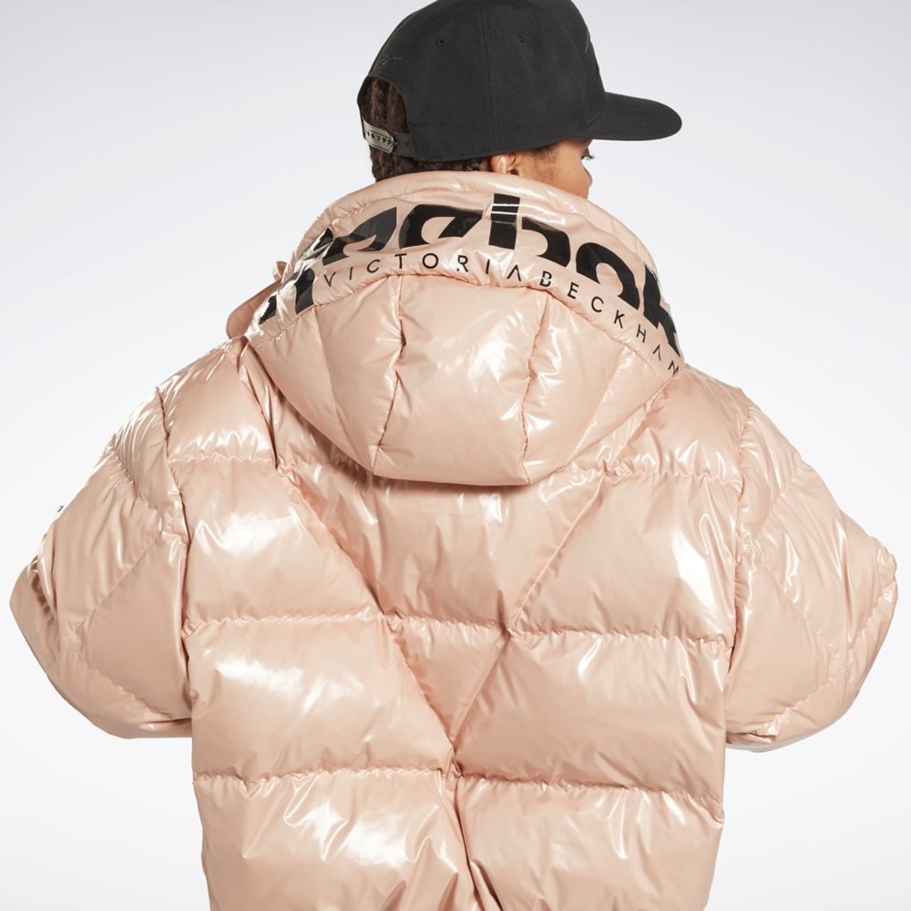 Reebok Victoria Beckham Puffer Jacket Soft Ecru | KJO569837