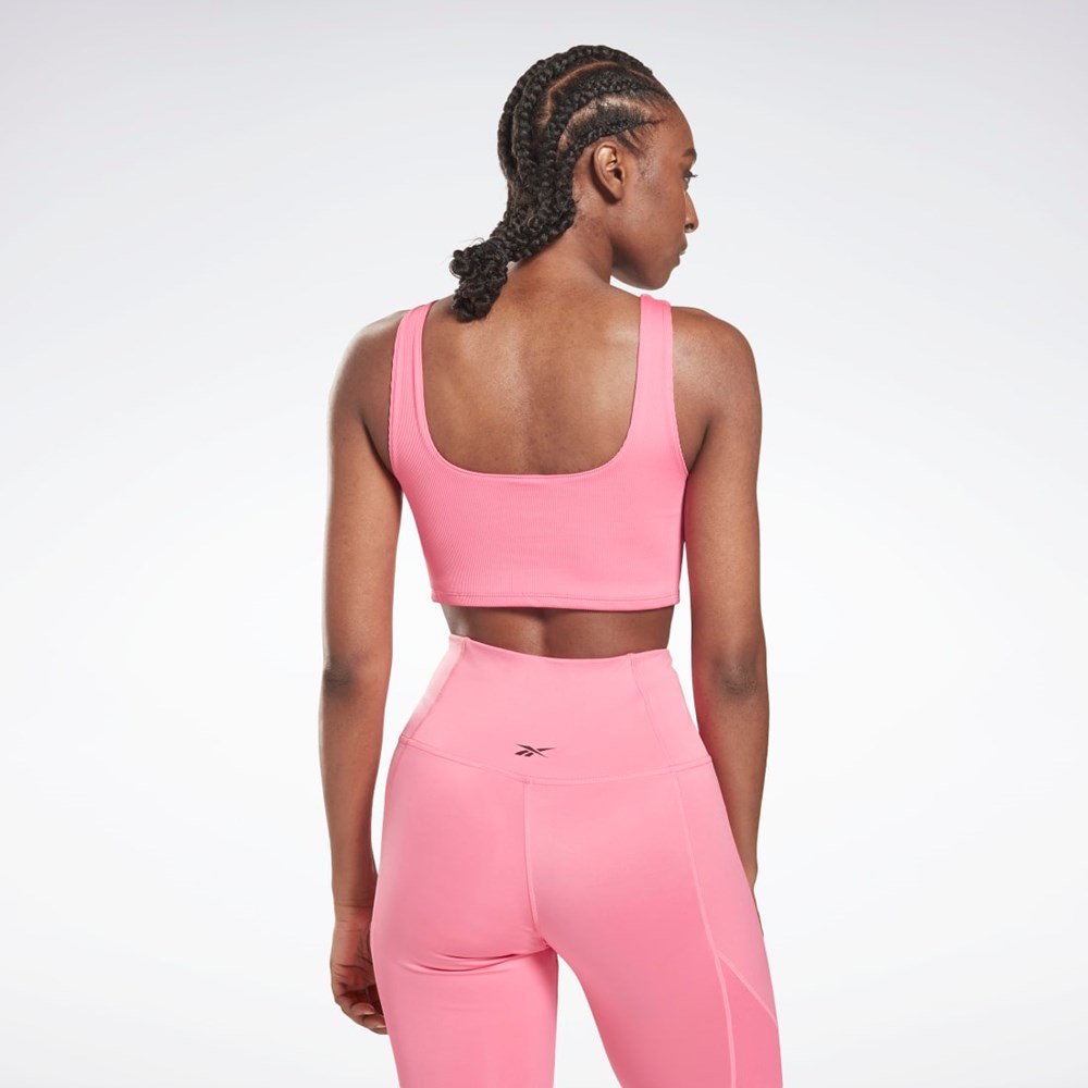 Reebok Workout Ready Rib Bralette Lyserød | GID892730