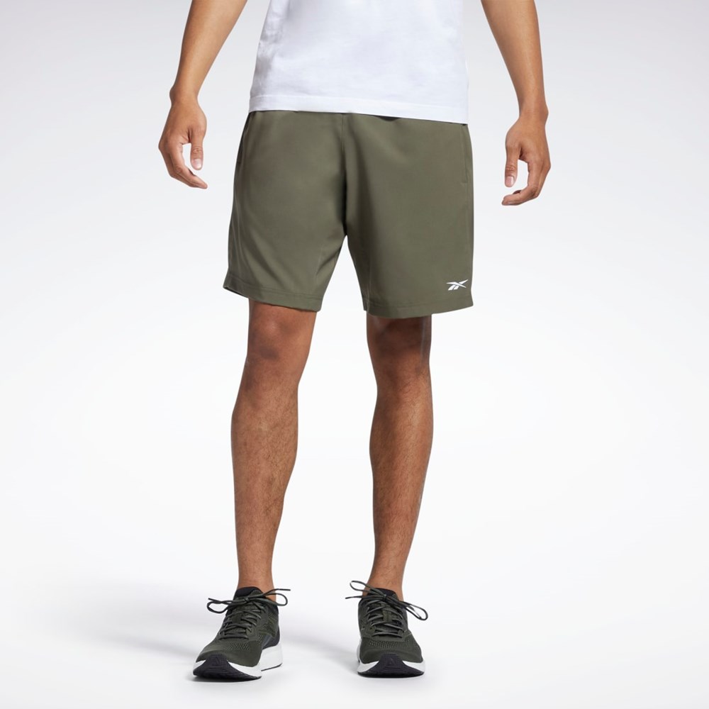 Reebok Workout Ready Shorts Grøn | KIA801253