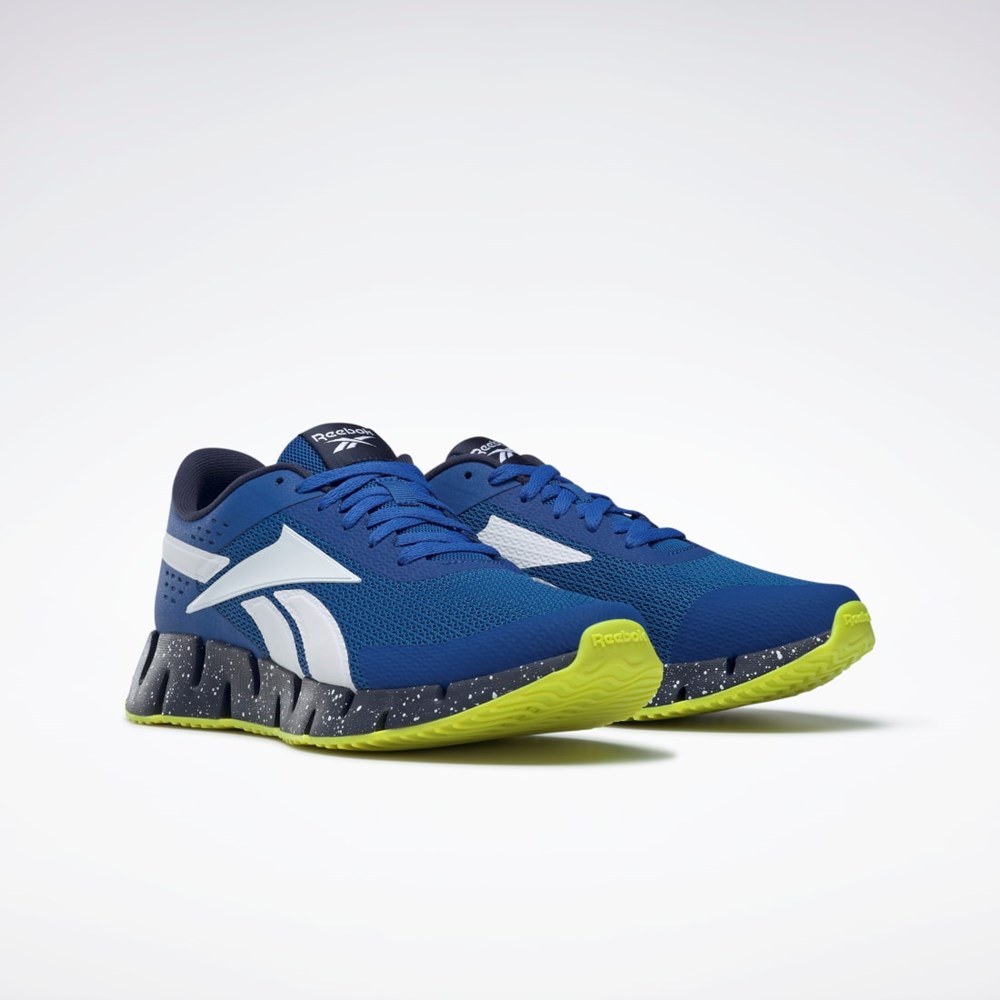 Reebok Zig Dynamica 2 Shoes Blå Mørkeblå Gul | XOD356709