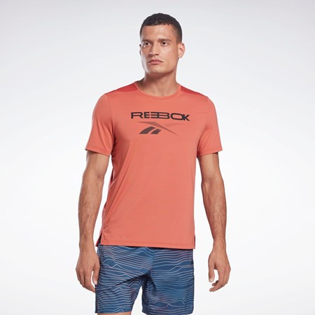 Reebok ACTIVCHILL Grafisk Move T-Shirt Rhodonite | DOK520396