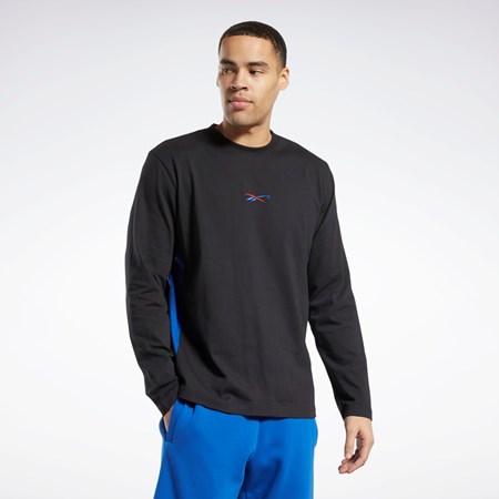 Reebok Answer to No One Long Sleeve T-Shirt Sort | NUE896214