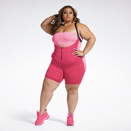 Reebok Cardi B Leotard (Plus Size) Lyserød | UNJ920358