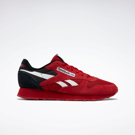 Reebok Classic Leather Make It Yours Shoes Rød Hvide Sort | RUN369081