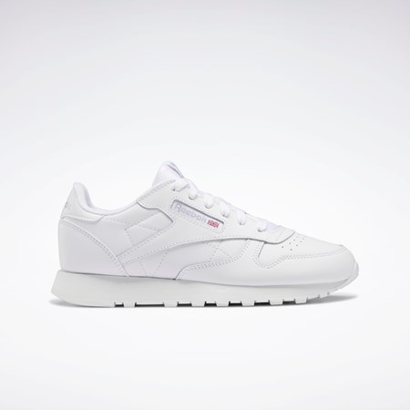 Reebok Classic Leather Shoes - Grade School Hvide Hvide Hvide | YIN162395