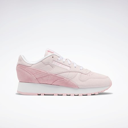 Reebok Classic Leather Shoes Lyserød Lyserød Hvide | SOD785961