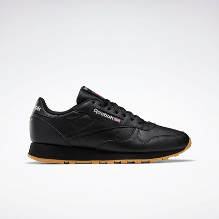 Reebok Classic Leather Shoes Sort Grå | KZU294058