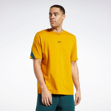 Reebok Classics Brand Proud T-Shirt Bright Ochre | GJM428593