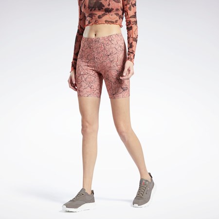 Reebok Classics Contour Floral Print Legging Shorts Koral | XHP329586