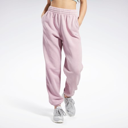 Reebok Classics Natural Dye Fleece Pants Infused Lilac | JLX809723