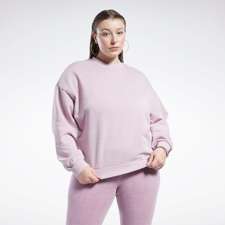 Reebok Classics Natural Dye Sweatshirt (Plus Size) Infused Lilac | LHQ520847