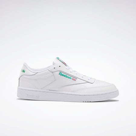 Reebok Club C 85 Shoes Hvide Grøn | PIU316479