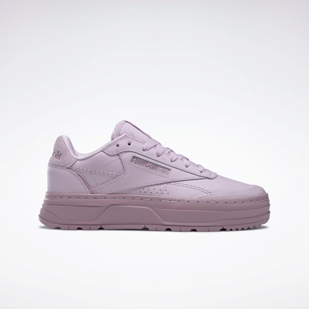 Reebok Club C Double GEO Shoes Lilla Lilla | FQJ467089