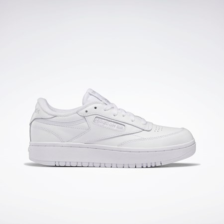 Reebok Club C Double Shoes Hvide Hvide Grå | MLN678154