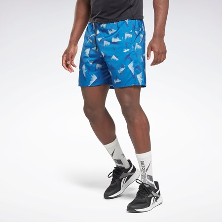 Reebok Grafisk Speed 2.0 Shorts Blå | PCF570849