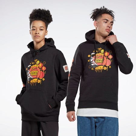 Reebok Looney Tunes Hætte Sweatshirt Sort | JHZ738015