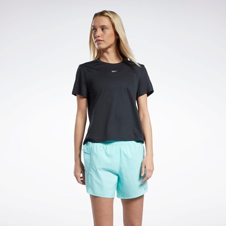 Reebok Løbe Speedwick T-Shirt Sort | AVX892354