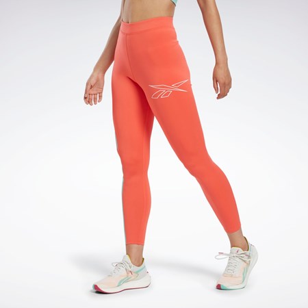 Reebok Løbe Vector Leggings Orange | HTQ614590