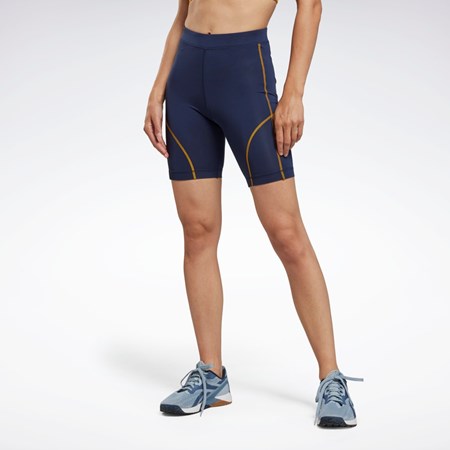 Reebok MYT Kort Tights Mørkeblå | FOB281759