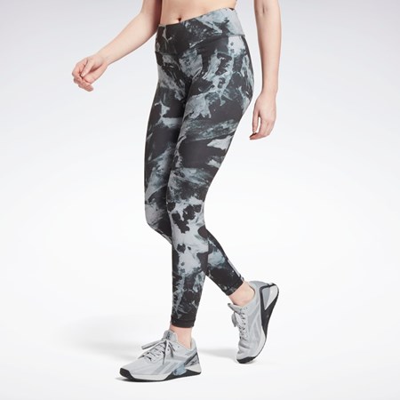 Reebok MYT Printed Leggings Sort | GVN827301