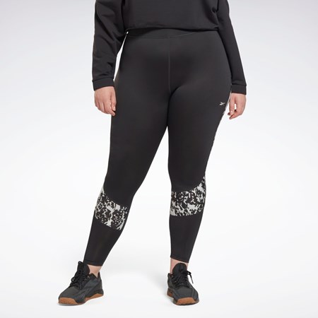 Reebok Modern Safari Leggings (Plus Size) Sort | VQD978031