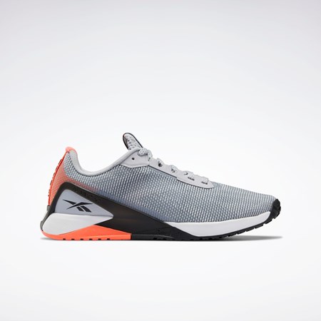 Reebok Nano X1 Grit Trænings Shoes Grå Sort Orange | BKD548079