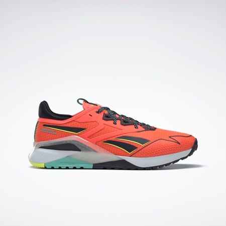 Reebok Nano X2 TR Adventure Trænings Shoes Orange Sort Gul | BGU876093