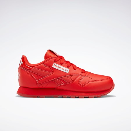 Reebok Popsicle Classic Leather Shoes - Preschool Rød Rød Rød | KLV802493