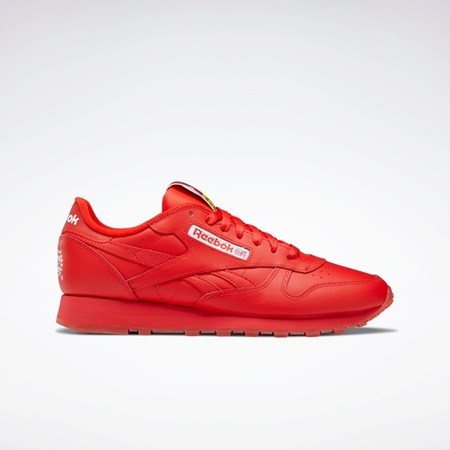 Reebok Popsicle Classic Leather Shoes Rød Rød Rød | GAY198630