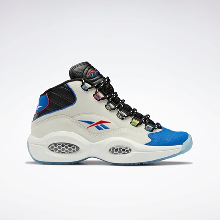 Reebok Question Mid Basketball Shoes Sort Blå | KXS175283