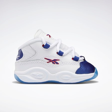 Reebok Question Mid Shoes - Toddler Hvide Rød | KQX628741