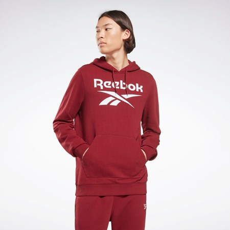 Reebok Reebok Identity Big Logo Hoodie Bordeaux | LQA027854