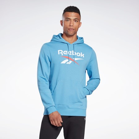 Reebok Reebok Identity Big Logo Hoodie Blå | XEI607432