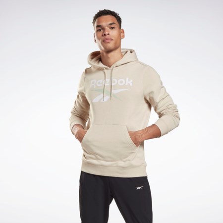 Reebok Reebok Identity Big Logo Hoodie Stucco | YUA692581