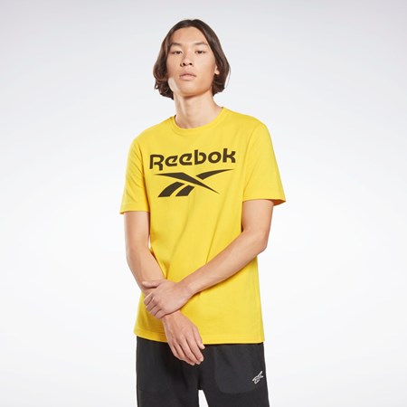 Reebok Reebok Identity Big Logo T-Shirt Gul | AVZ268019