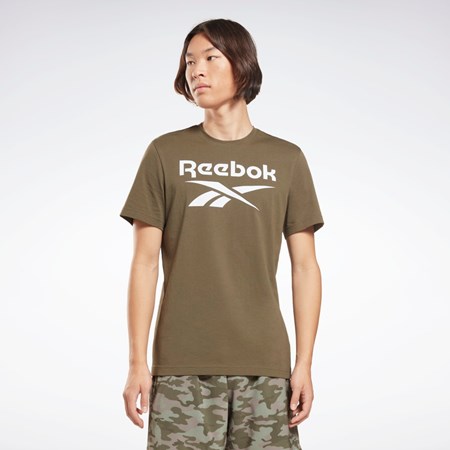 Reebok Reebok Identity Big Logo T-Shirt Grøn | OMK239061