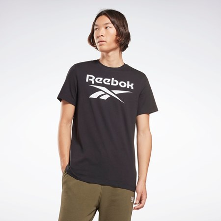 Reebok Reebok Identity Big Logo T-Shirt Sort | YRT301854